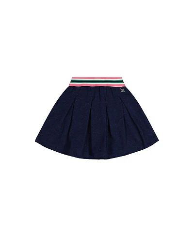 Deux par Deux Toddler Girls ( 2 to 5 ) Pleated French Terry Skirt Denim