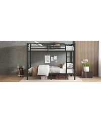 Streamdale Furniture Metal Full Xl over Full Xl Bunk Bed