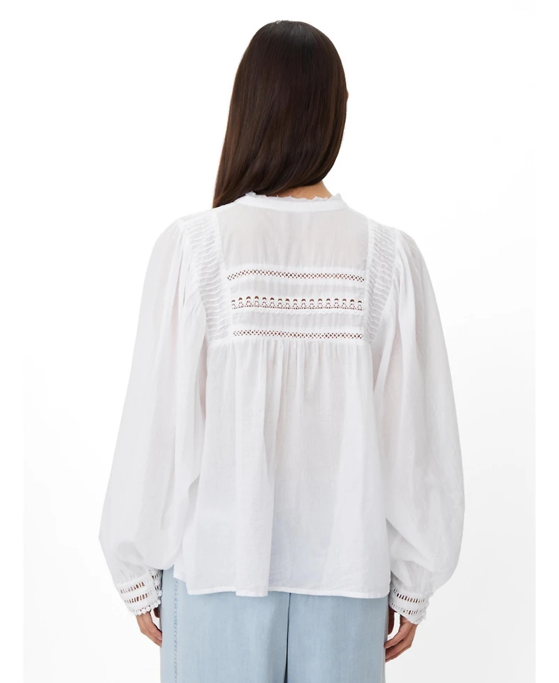 Masai Copenhagen Women's Maizoria Mandarin Collar Blouse