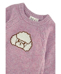 Deux par Deux Toddler Girls (2T-5T) Poodle Knit Dress