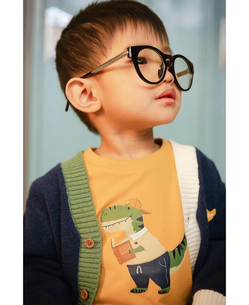 Deux par Deux Toddler Boys 2T -5T Long Sleeve Cotton T-Shirt