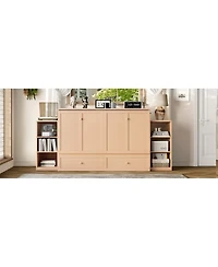 Streamdale Furniture Murphy Bed with Storage Drawers and Shelves