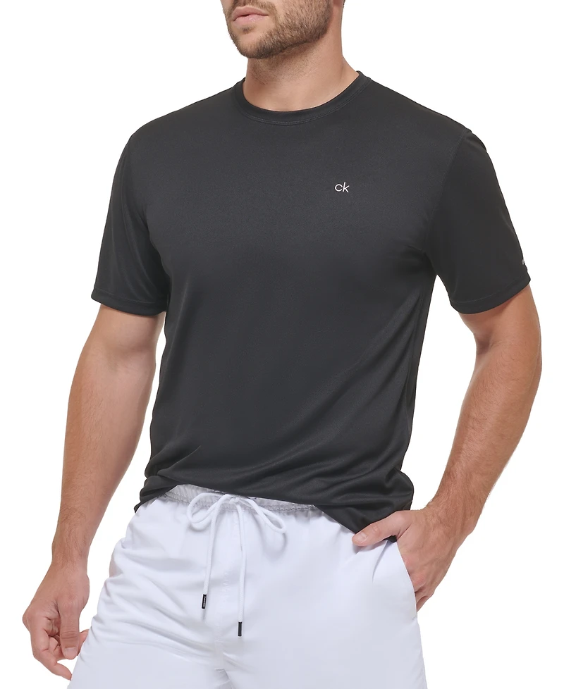 Calvin Klein Men's Performance Crewneck Rash Guard