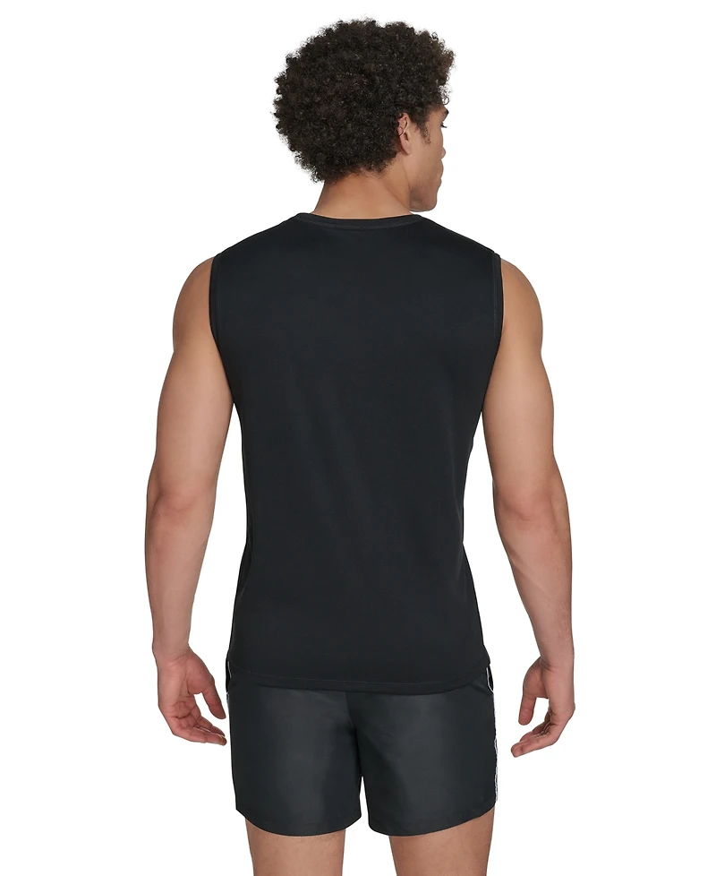 Calvin Klein Men's Logo Rash Guard