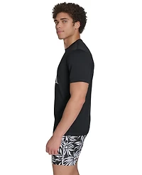 Calvin Klein Men's Logo Short-Sleeve Rash Guard