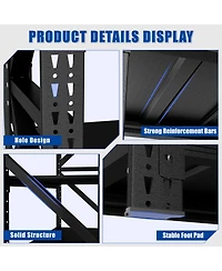 Boyel Living Steel Heavy Duty Storage Rack 4000lb Capacity Adjustable 4 Shelf