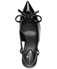 Bandolino Women's Margla Bow Pointed Toe Slingback Pumps