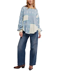 Free People Women's Oversized Pull-On Thermal Top