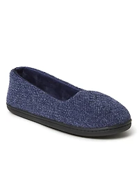 Dearfoams Women's Rebecca Chenille Closed Back Slipper, Online Only