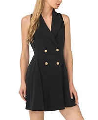 CeCe Women's Sleeveless Collar Dress