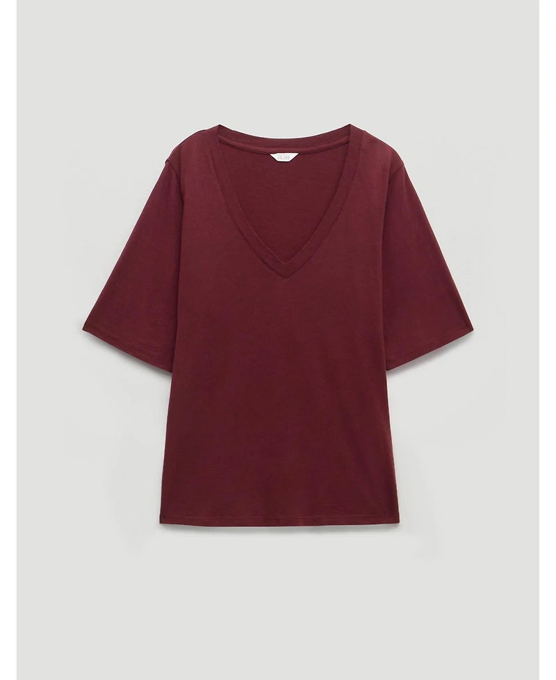 Hush Women's Reece V-Neck Drapey T-shirt