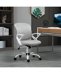 Homcom Ergonomic Mesh Office Chair with Adjustable Height, Desk Chair