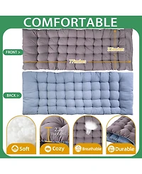 Aofar Camping Mattress Folding Sleeping Bed Heavy Duty Carry Bag