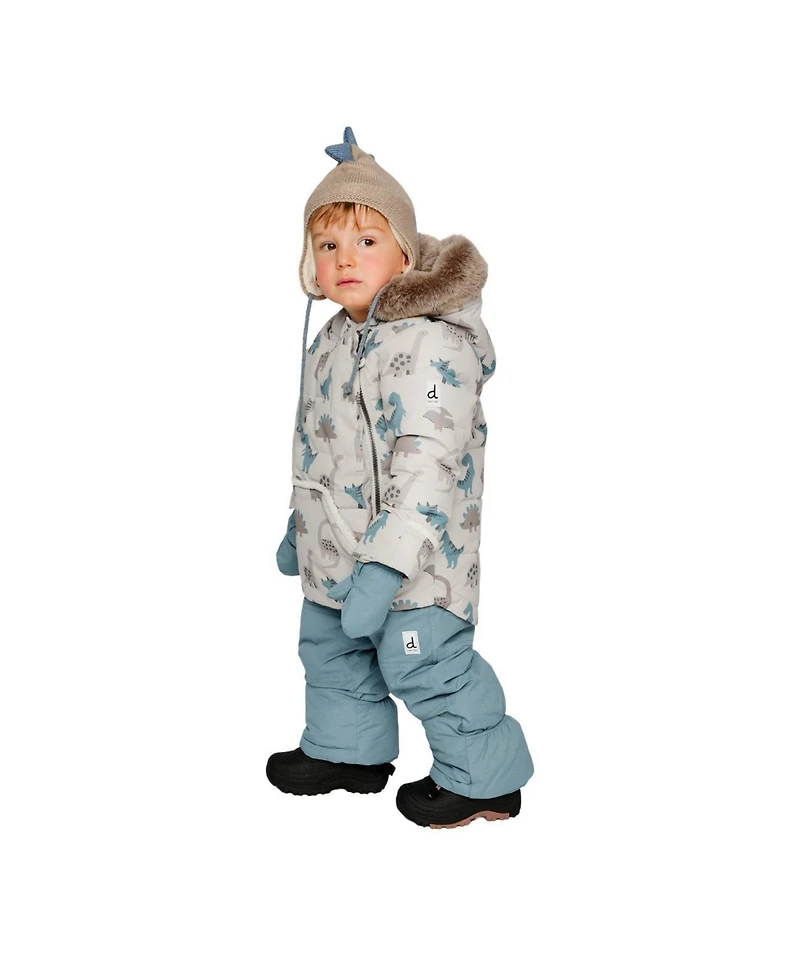Deux par Toddler Boy Two Piece (2-3) Snowsuit Dinosaur Print