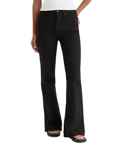 Good American Women's Never Fades Flared Jeans
