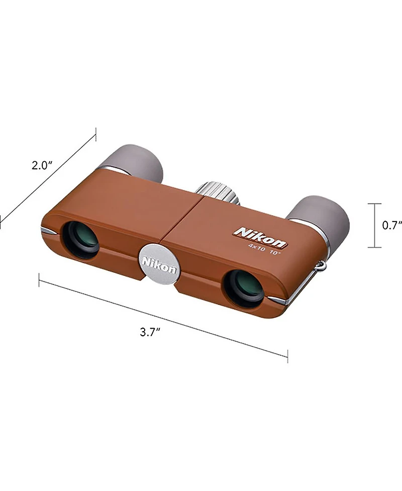 Nikon 4x10D Cf Roof Prism Pocket Binoculars with 10 Degree Angle of View