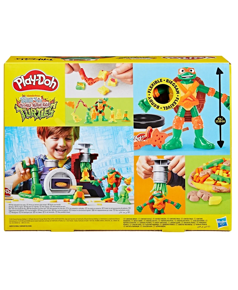 Play-Doh Teenage Mutant Ninja Turtles Slice and Blast Pizza Playset, Ages 4+