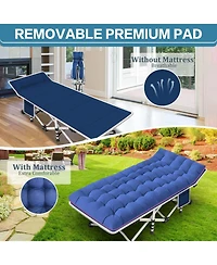 Aofar 2 Pack Camping Bed Folding Mattress Carry Bag Adults Guest Outdoor Indoor Home