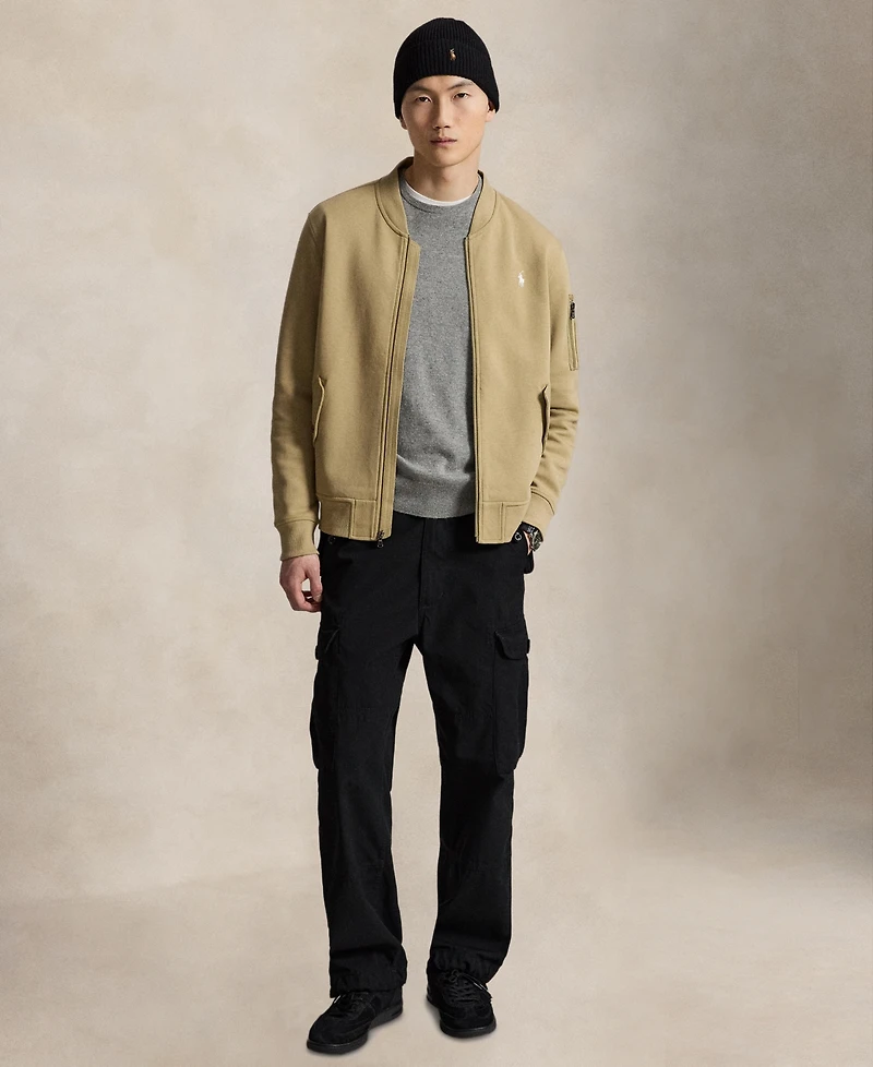 Polo Ralph Lauren Men's Double-Knit Flight Bomber Jacket