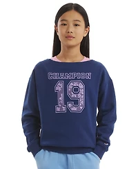 Champion Girls' 7-16 Long-Sleeve Graphic Sweatshirt