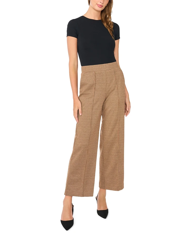 Vince Camuto Women's Pull-On Pintuck Wide-Leg Pants