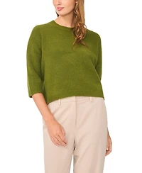 Vince Camuto Women's Elbow-Sleeve Crewneck Sweater