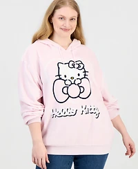 Love Tribe Girls' Plus Hello Kitty Long-Sleeve Hoodie