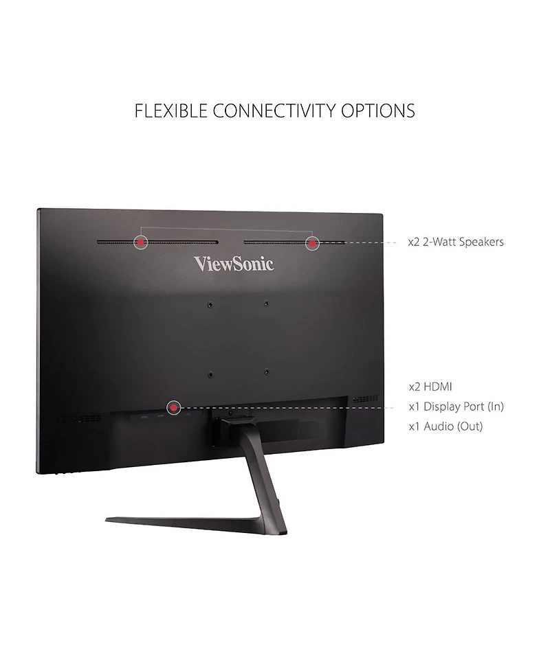 ViewSonic VX2718-p-mhd 27" Mva Full Hd 165Hz Adaptive-Sync 1ms Gaming Monitor