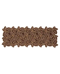 Lenox Lurex Leaves Velvet Centerpiece, 14" x 36"