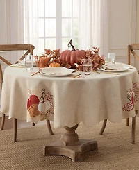 Lenox Pumpkin Picking Round Tablecloth, 70" x 70"