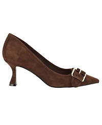Guess Women's Andey Buckle Sculpted Kitten Heel Pumps