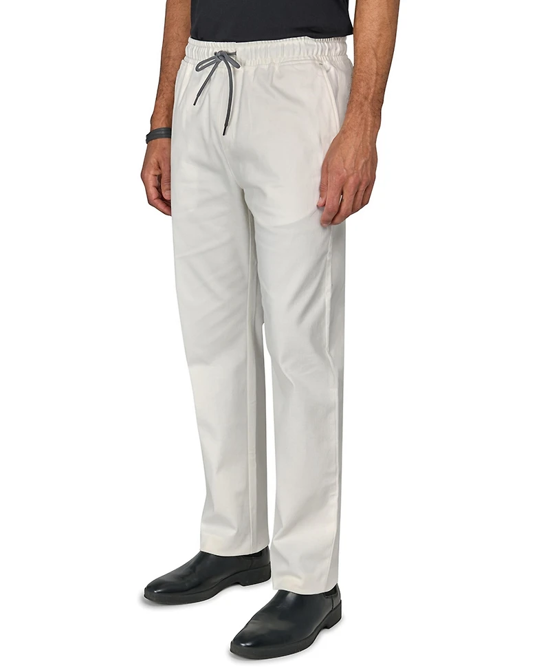 Society of Threads Men's Regular Fit Solid Drawstring Pants