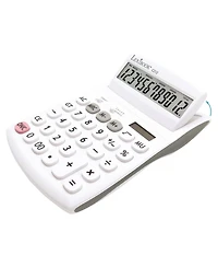 Lexibook , 12-Digit Desktop Calculator with Folding Display, Large Keys, Solar and Battery Powered, C212