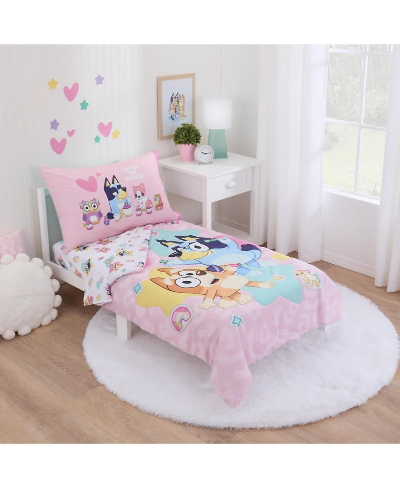 NoJo Bluey Best Day Ever 2 Piece Toddler Sheet Set