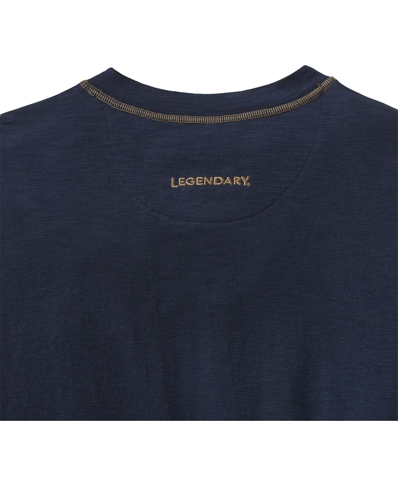 Legendary Whitetails Mens Maverick Slub Henley Long Sleeve Shirt