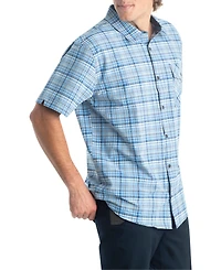 Legendary Whitetails Men's Plaid Button Up Moisture Wicking Upf 30+ Short Sleeve Shirt