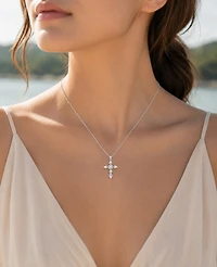 Macy's Mixed Shape Cross Necklace