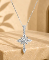 Macy's Fancy Layered Cross Necklace