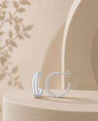 Macy's Double Row Baguette Earrings