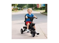 Kinder King 8-in-1 Folding Kids Tricycle Stroller with Adjustable Push Handle, Convertible Toddler