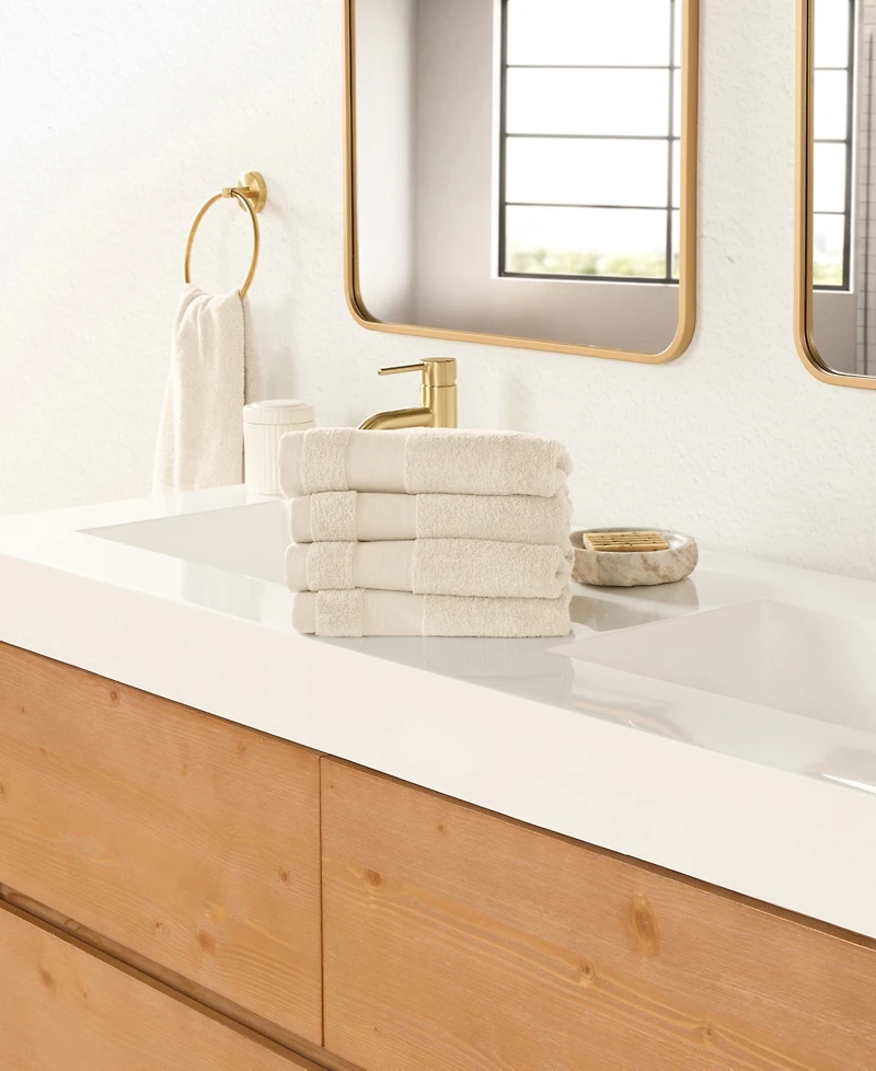 ienjoy Home 4-Pc. Cotton Hand Towel Set, 16" x 28"