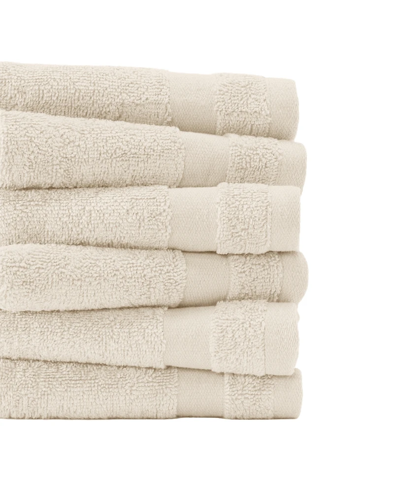 ienjoy Home 6-Pc. Cotton Washcloth Set, 13" x