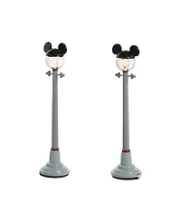 Department 56 Mickey Street Light Set, 2 Piece