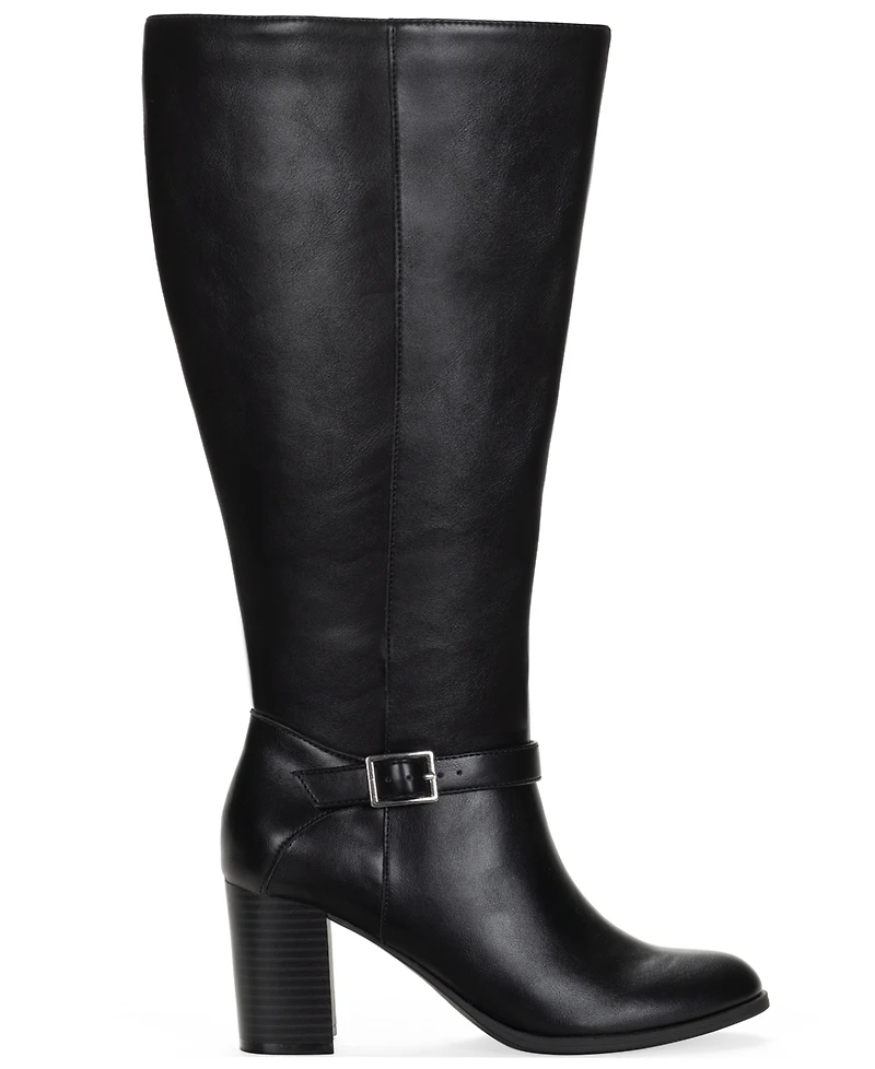 Style & Co Women's Ruthh Round Toe Buckle Detail Dress Boots, Macy's Exclusive