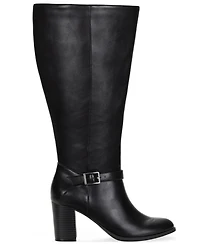 Style & Co Women's Ruthh Round Toe Buckle Detail Dress Boots, Macy's Exclusive