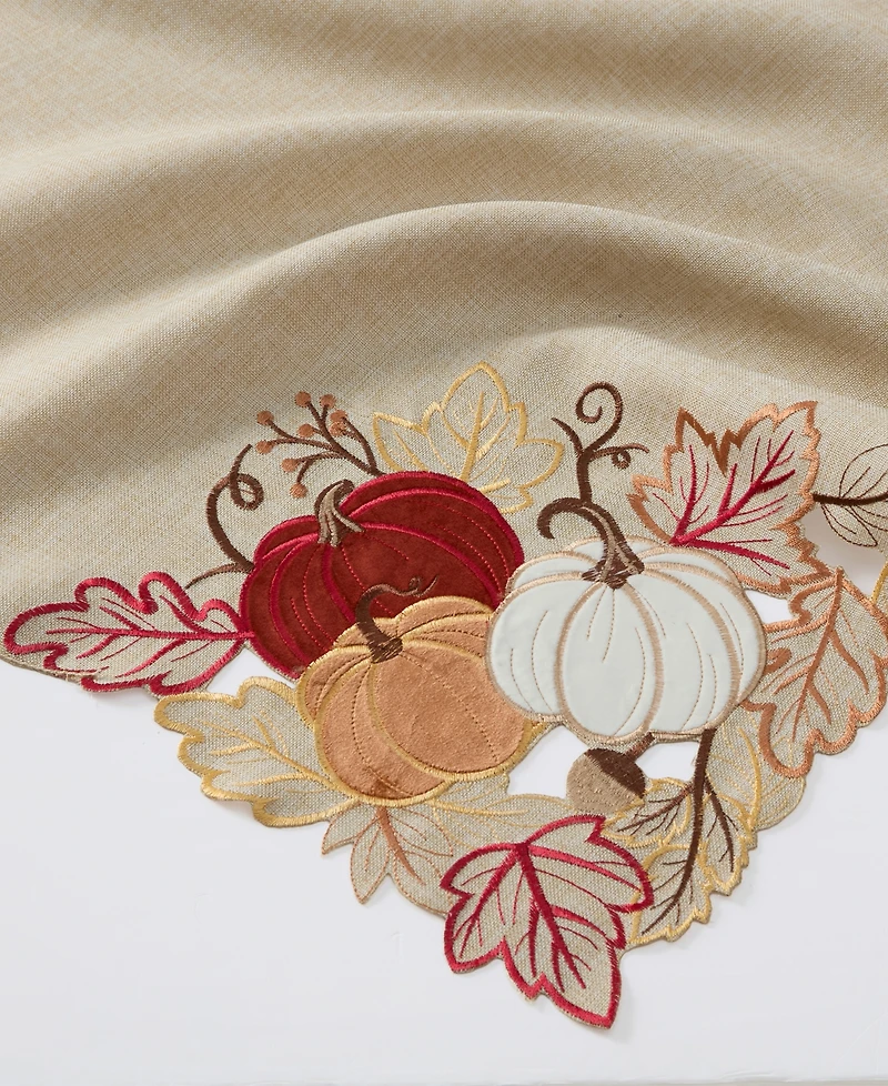 Elrene Pumpkin Picking Rectangular Tablecloth, 60" x 102"