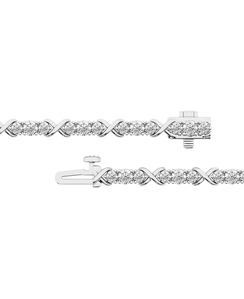 Forever Grown Diamonds Lab-Grown Diamond Bracelet (2 ct. t.w.) in Sterling Silver