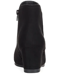 Style & Co Women's Portiaa Round Toe Wedge Dress Booties, Macy's Exclusive