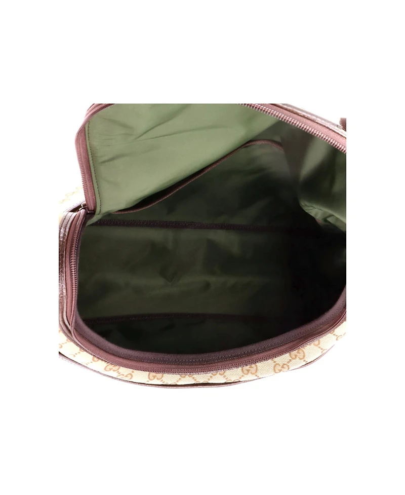Pre-Owned Gucci Diaper Crossbody Bag Gg Canvas