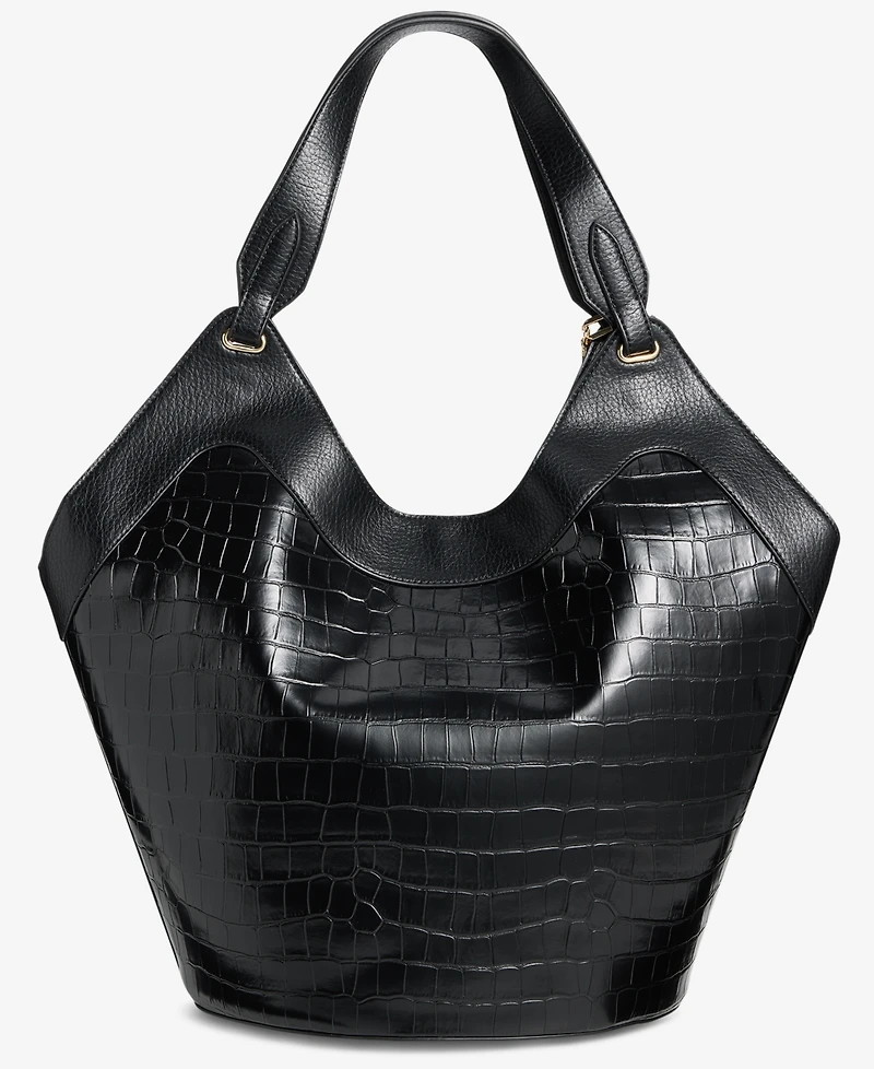 I.n.c. International Concepts Gihsell Croco-Embossed Tote Bag, Macy's Exclusive